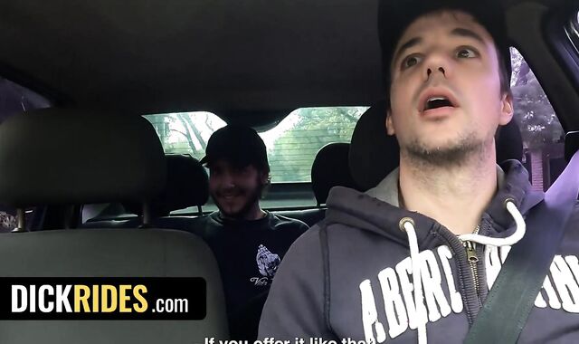 Super-Fucking-Hot Driver Jonas Matt Agrees To Give Chiwi Dark-Hued A Ride If He Gives Him His Pooper - Weenie Rides