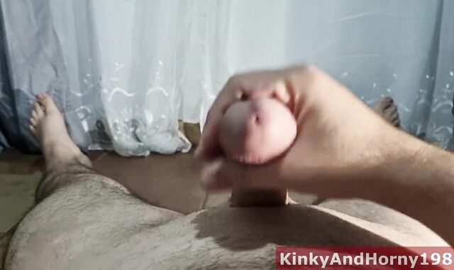 Close Up Getting Off and Spunk Explosion - KinkyAndHorny1980