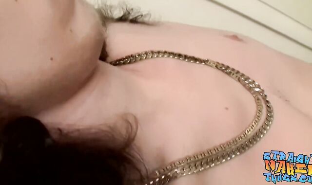 Heterosexual thug Sean Johansen masturbates and ejaculates solo