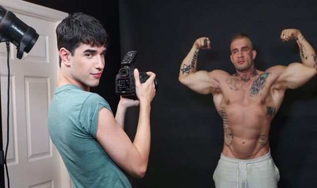 Supah-Uber-Cute Fellow Seduce Nicely-Shaped Dude With Ginormous Muscles Full Vid Rob Quin, Davin Mighty - SayUncle