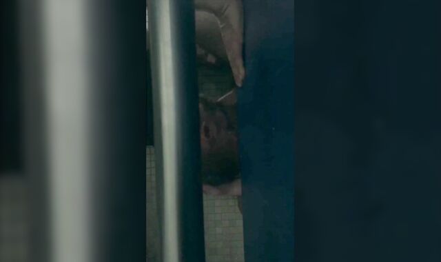 Understall College Bathroom DEEPTHROAT-JOB with SPUNK guzzled