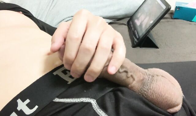 【amateur：Japanese】Large amount of man-cream ２週間振りのオナニーで大量の精子が凄い出た！