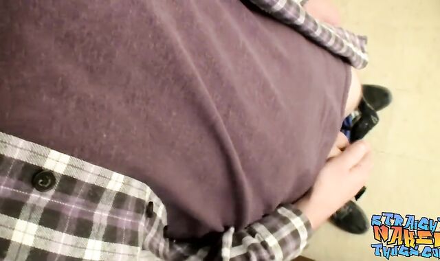 Homo-For-Pay thug Mickey Waters faps spunk-pump solo and completes off