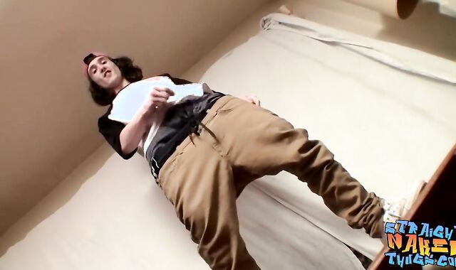 Strung Up gay-for-pay inexperienced Sean Johansen strokes and shoots a load