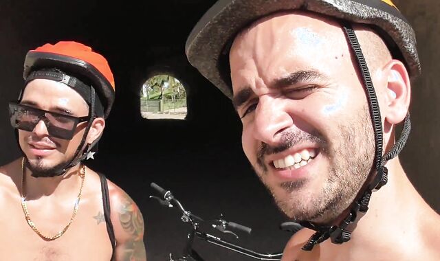 LEO BULGARI & XISCO DAILY LIFE - CHAPTER 2: JACKING OFF UNDER A BRIDGE AND ARE CAUGHT BY CYCLISTS