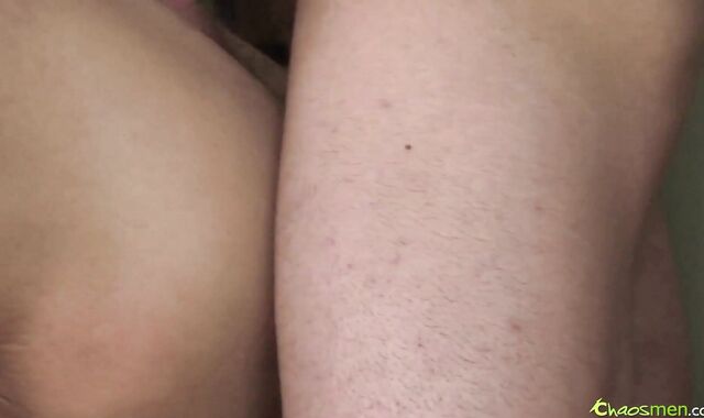 ChaosMen.com - Silver-Platinum-Blonde haired Booker alongside Troy culo slurping