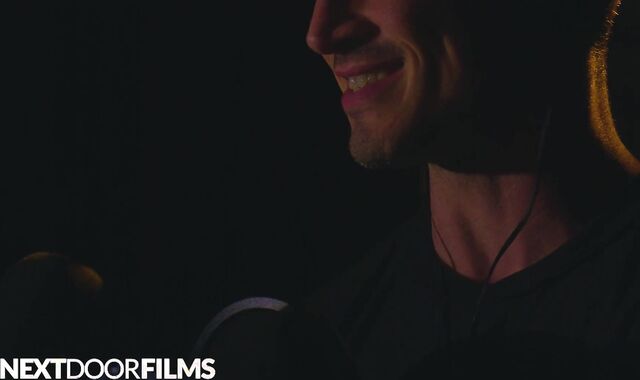 Homoerotica Podcaster Lusts Over Warm Worshipper- Derek Kage, Trevor Harris - NextDoorFilms