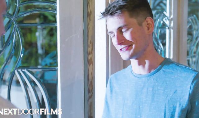 Homoerotica Podcaster Lusts Over Warm Worshipper- Derek Kage, Trevor Harris - NextDoorFilms