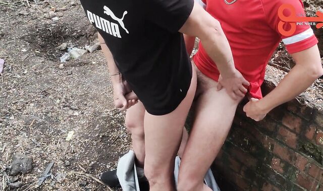 Porking a Scally Twunk in the Woods at a Cruising Spot - Excellent-Sized Cash-Shots!