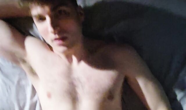 Uber-Uber-Cute Latin Twunk Rides Great-Sized White Drill-Stick and Gets Boinked Without A Love Glove then Shoots A Load Everywhere!