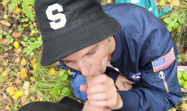 Pummeled a stranger in the woods without a love glove and cum inside