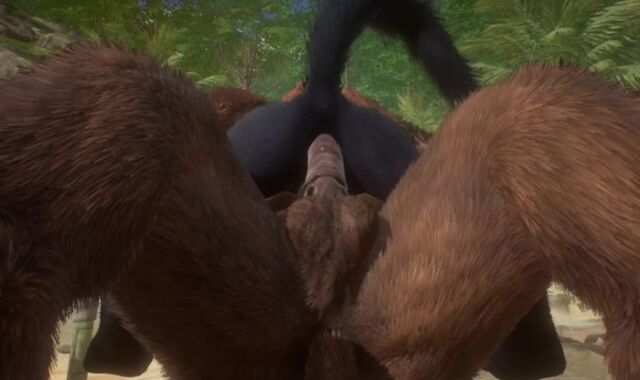 Minotaur Shoots A Blast GIANT Explosion Inside Cub Male (Fag Mating) | Naughty Life Wooly