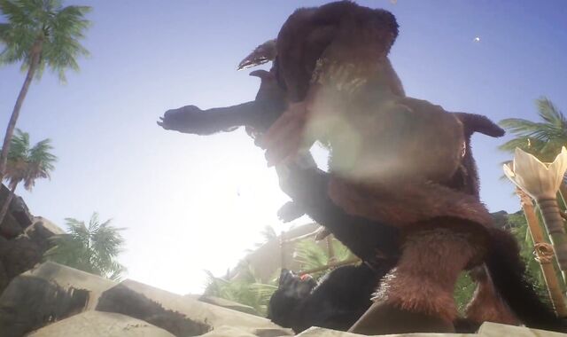 Minotaur Shoots A Blast GIANT Explosion Inside Cub Male (Fag Mating) | Naughty Life Wooly