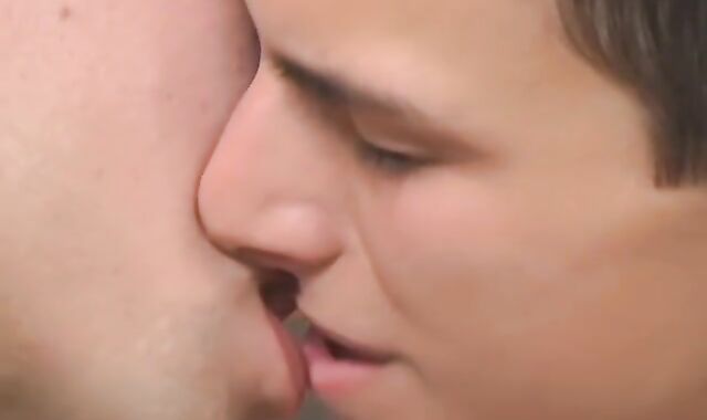 Crimson-Super-Fucking-Hot makeout session with two twunks in the kitchen