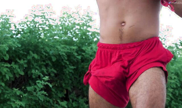 [WorldStudZ] Mexican beefcake concluded his workout fapped and edged in an deserted palace