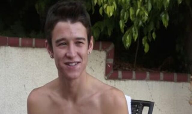 Andy Shoots A Stream In Evan's bum