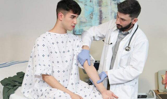 The Creepy Doctor Whip Out Man Chowder From The Loveliest Dude On Campus For Scientific Purposes - DoctorTapes