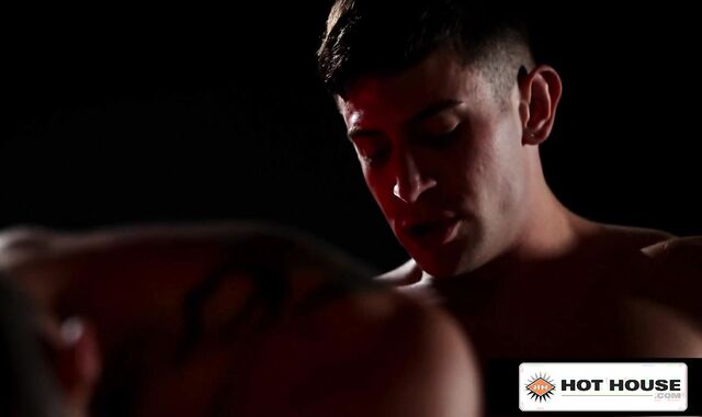 HotHouse - RED SUPAH-MOLTEN Fag GYM Turns EVEN HOTTER With two MOLTEN JOCKS Screwing Rock-Rock Hard