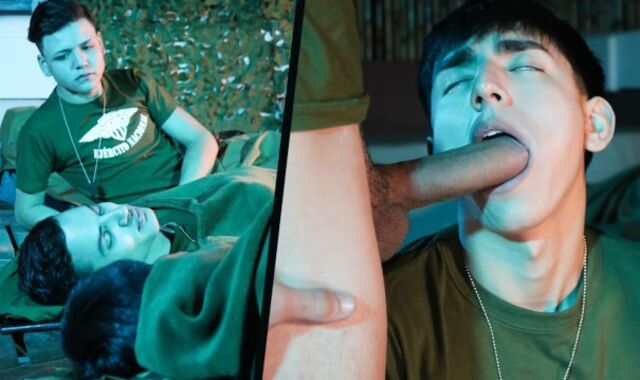 Warm Wet Shag-A-Thon With Eye Candy U.S. Soldiers At The Fort Liberty Army Barracks - Military Guy Man Rod