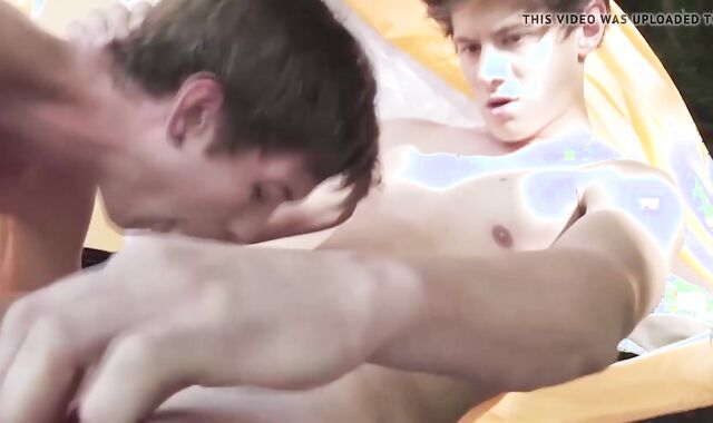 boy Looking For fun On A Camping