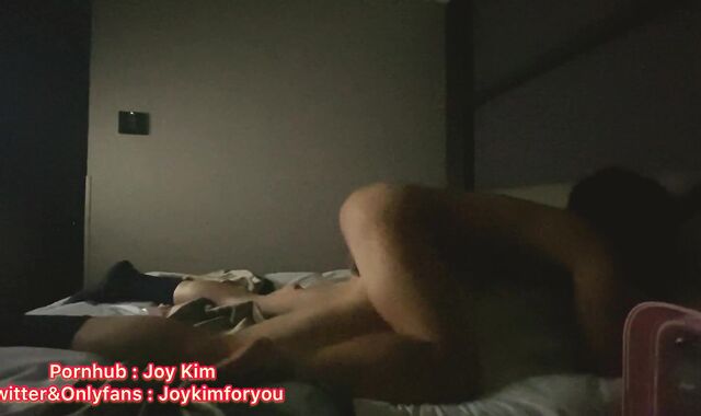 Smashing asian twink rubber-free-for-all after work (in uniform)