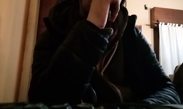 Latino Voyeur with His Clothes Gets Excited