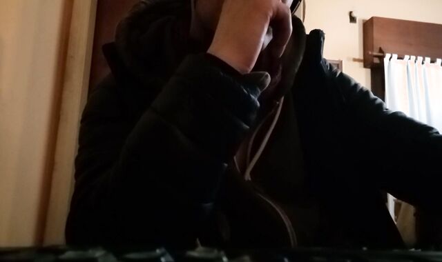 Latino Voyeur with His Clothes Gets Excited