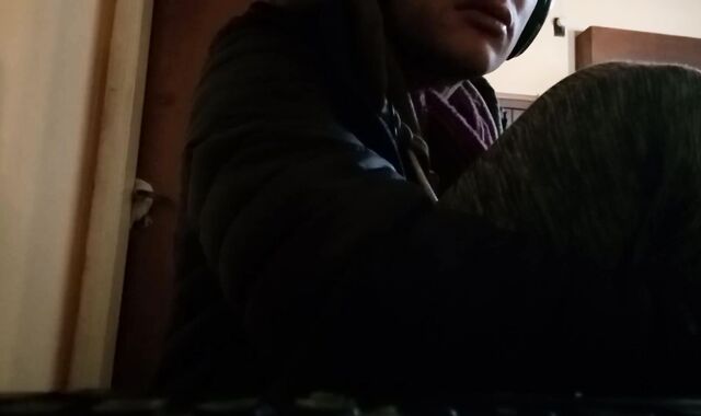 Latino Voyeur with His Clothes Gets Excited