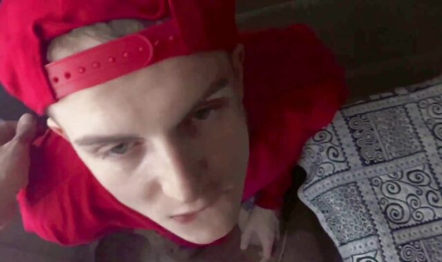 Ultra-Cute twink in white socks gets a fat rosy cigar in his sleek bootie