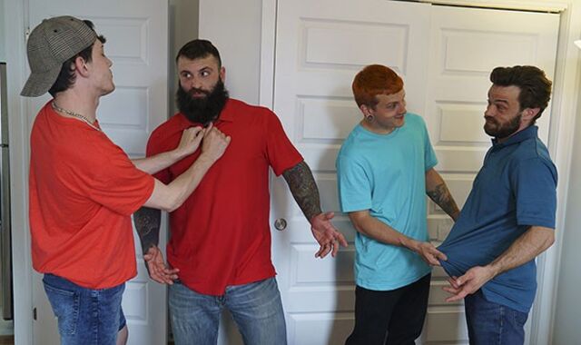 Supah Super Hot Step Sons Edward Terrant and Harvey Sid Give Their Step Dads More Than A Makeover - Twink Trade