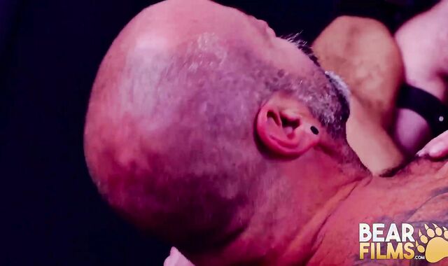 BEARFILMS Hairy Men Sean Knight And Scotty Rage No Love Glove Roughly