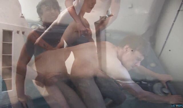 Aric Hockett and Anthony Forman ass-fuck breed with Martin Puli