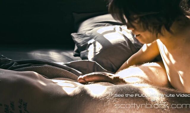 Fem Youngster Scotty Edges Brock's Phat Knob with his Elastic Ass - Guest Apartment Lust - TR