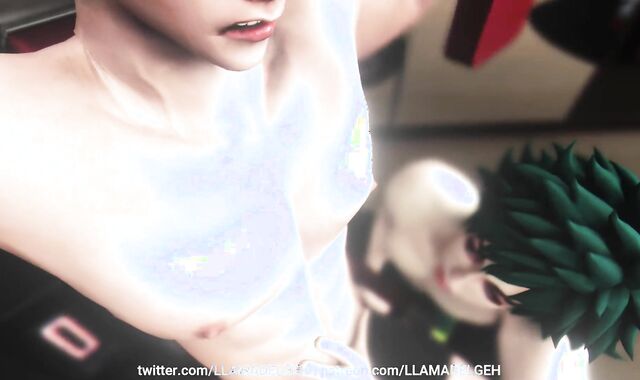 Hero's Workout - four Way: Midoriya Bakugo Ida Todoroki - My Hero Academia trio DIMENSIONAL Animation Parody