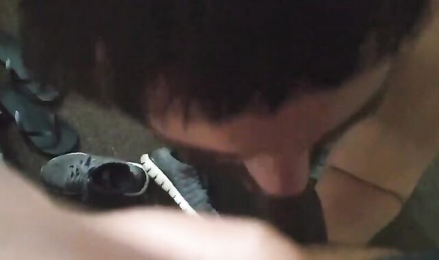 Worshipping My Neighbor Drinking His Pee And Getting Pummeled