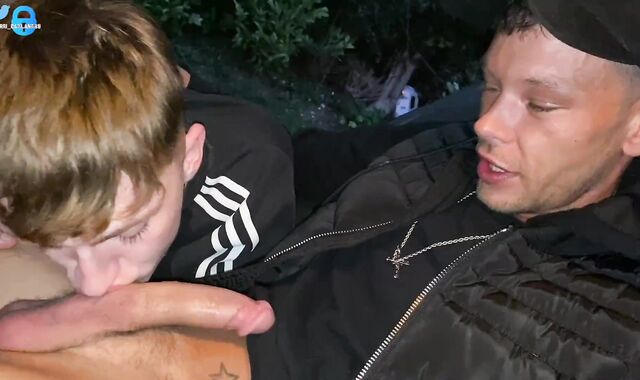 Harri Oakland uses Clayton Fox's youthful lad facehole for his enjoyment