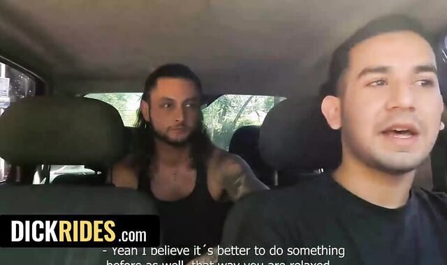 Bland Day Heads Kinky When Cab Driver Leo Blue Pix Up Super Hot Dude Alexander Garcia - Manmeat Rails