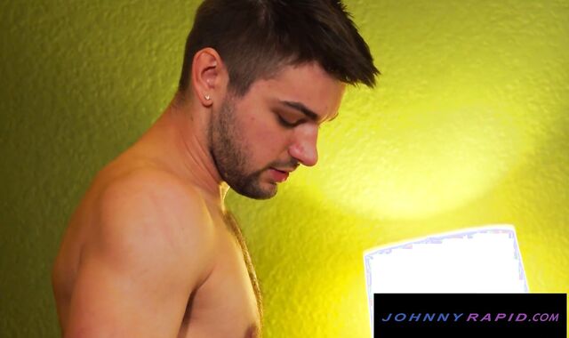 Trampy Platinum-Blonde Jock DOUBLE PENETRATION'D By Tattooed Otter & Muscle - Aiden Asher, Aspen - JohnnyRapid