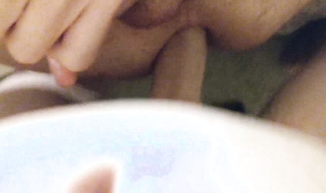 Nude romping the guy before couch