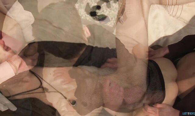 Aaron Aurora and Ethan Milky buttfuck pulverize with James Daniels