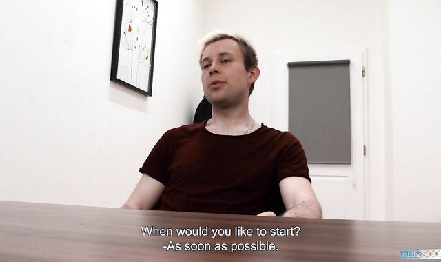 BigStr - Timid & Introverted Stud Can't Say No To A Excellent Job Even If He Has To Get Torn Up In The Donk