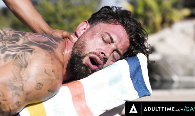 ADULT TIME - Lifeguard Devin Trez Produces Wet Ass Fucking Teach Threeway + Internal Ejaculation For Wolves!