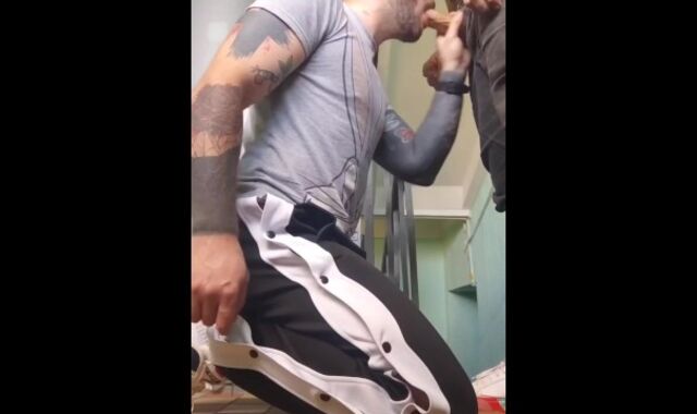 Russian extreme pummel-a-thon in the entrance