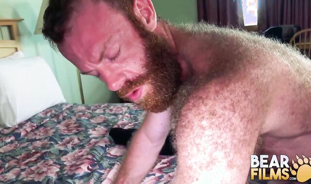 BEARFILMS Unshaved Cubs Russell Tyler And Atlas Grant Without A Condom