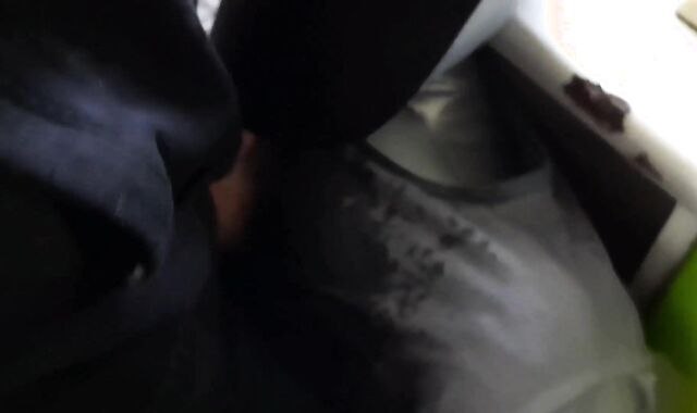 Boy PISSING on an imaginary faggot and FUCKED him