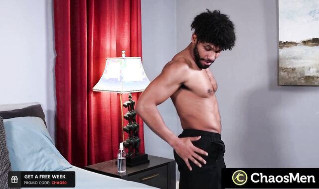 Molten Chocolate Solo ENORMOUS DARK-HUED PECKER Wank - Tony Genius - ChaosMen