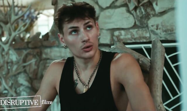 Queer Hitchhiker Picked Up & Torn Up For Ride Home By Muscle Wooly Guy - DisruptiveFilms