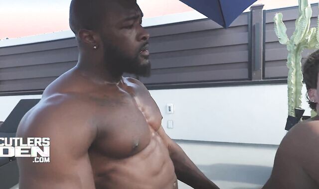 Hot man summer tear up with King Byrce Shagging Nano Love's Brains out at Cutler's Den