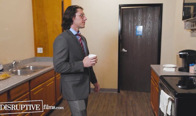 Clumsy Hunk Eventually Bangs Manager At Work - The Office Homo Parody - Ruinous