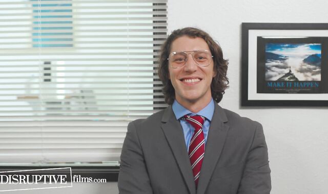 Clumsy Hunk Eventually Bangs Manager At Work - The Office Homo Parody - Ruinous